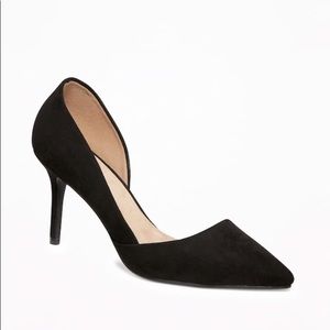 Suede D’Orsay Pumps